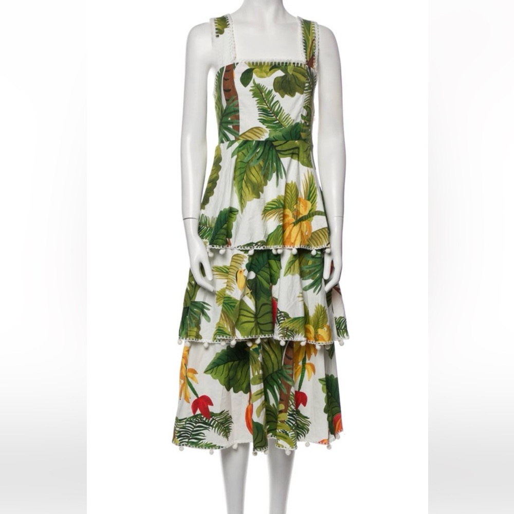 Farm Rio floral midi dress